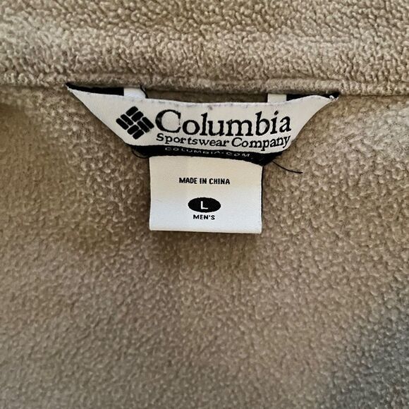 Columbia Large Tan CoatโJacketโFuzzyโWarm - Picture 14 of 16